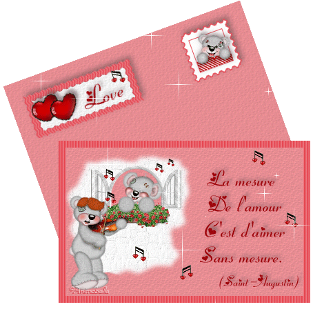 la vraie mesure de l'amour c'est.............